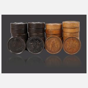 Satz Brettsteine frühes 18. Jh.