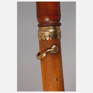 Fritzkrücke mit Monogramm