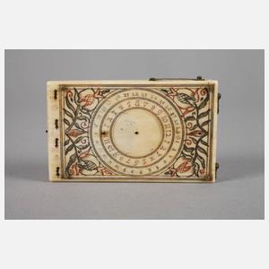 Äquatorial-Klapp-Sonnenuhr Leonhard Miller 1611