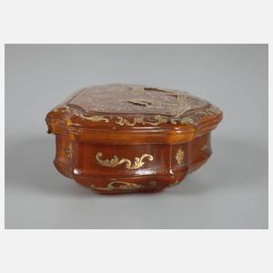 Feine Gold-Piqué-Tabatiere