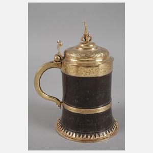 Seltener Zöblitzer Deckelhumpen