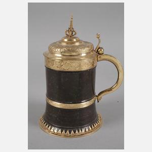 Seltener Zöblitzer Deckelhumpen