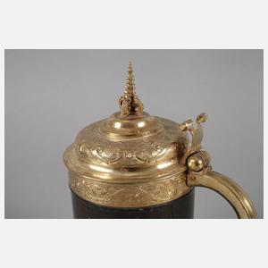 Seltener Zöblitzer Deckelhumpen