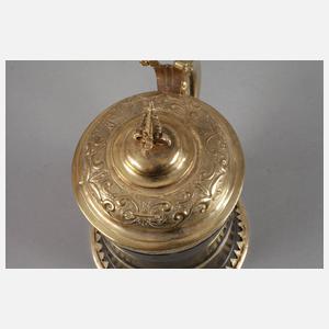 Seltener Zöblitzer Deckelhumpen