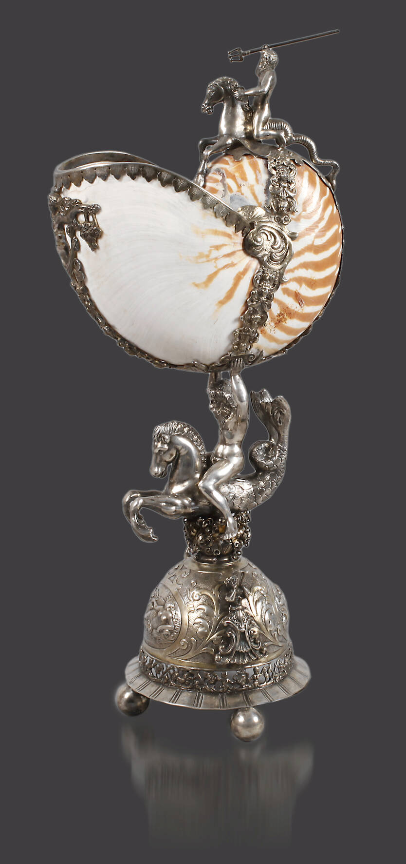 Seltener Nautiluspokal