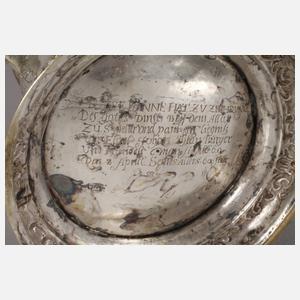 Seltene schlesische Silberkanne