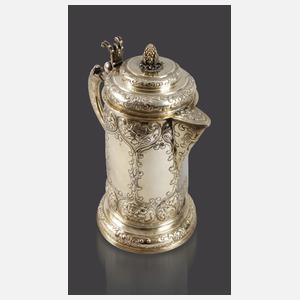 Seltene schlesische Silberkanne