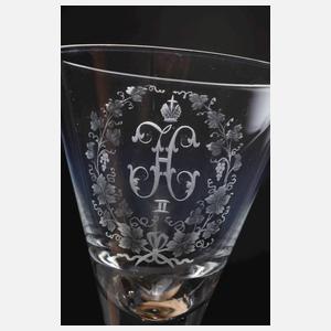 Zwölf Spitzkelche aus dem Besitz Zar Nikolaus II.