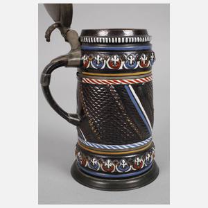 Paar seltene Dippoldiswalder Walzenkrüge