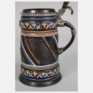 Paar seltene Dippoldiswalder Walzenkrüge