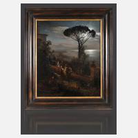 Prof. Oswald Achenbach, Nächtlicher Blick auf den Vesuv111