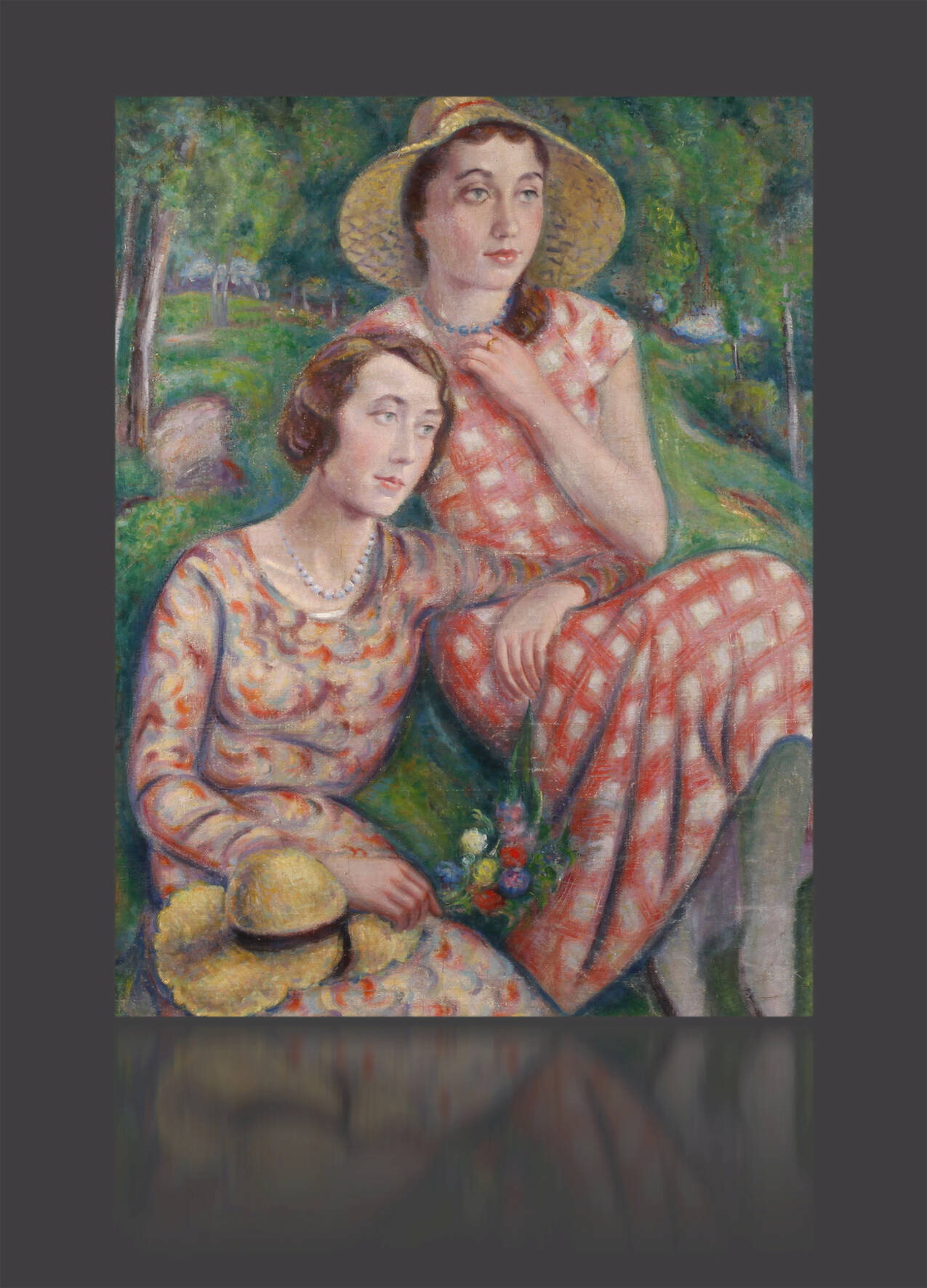 Prof. Ludomir Sleńdzinski, Freundinnen im Park