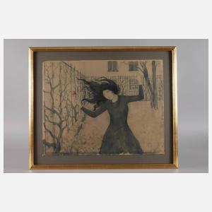 Prof. Fritz Erler, Das Mädchen mit der Rose