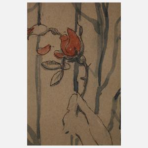 Prof. Fritz Erler, Das Mädchen mit der Rose