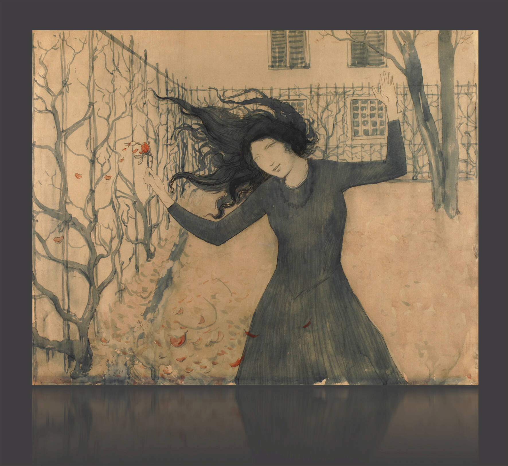 Prof. Fritz Erler, Das Mädchen mit der Rose