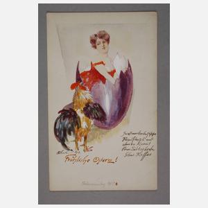 Oldřich Cihelka, Sammlung gemalte Menükarten