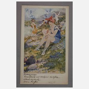 Oldřich Cihelka, Sammlung gemalte Menükarten