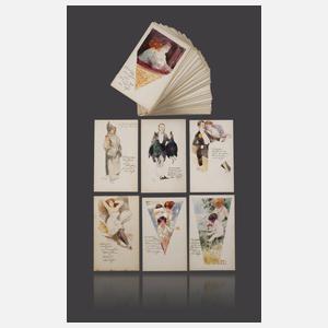 Oldřich Cihelka, Sammlung gemalte Menükarten