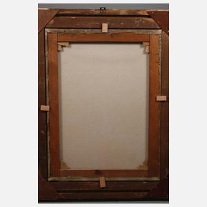 Prof. Ferdinand Brütt, "Alter Mann mit kleinem Jungen an einem Grabmal"