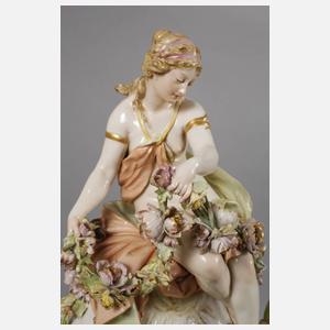 KPM Prunkpendule "Flora"