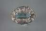 Brosche mit Aquamarin aus Santa Maria