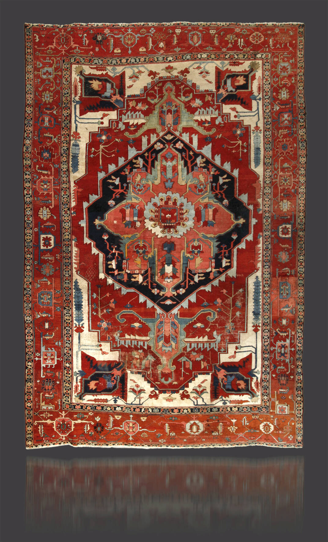 Großer Teppich Serapi