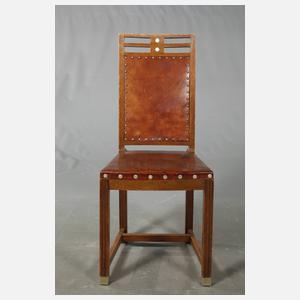 Tisch und vier Stühle Joseph Maria Olbrich