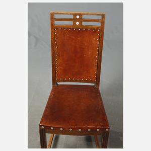 Tisch und vier Stühle Joseph Maria Olbrich