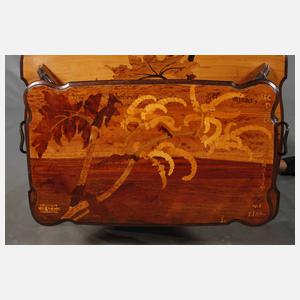 Émile Gallé Teetisch „Sicut Hortus“ 1898