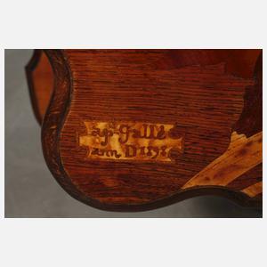 Émile Gallé Teetisch „Sicut Hortus“ 1898