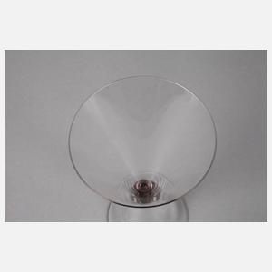 Peter Behrens seltenes Rotweinglas "AEGIR"