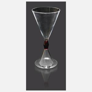 Peter Behrens seltenes Rotweinglas "AEGIR"