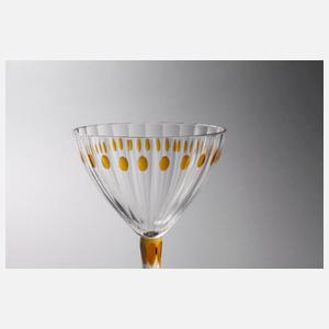 Otto Prutscher seltenes Stängelglas