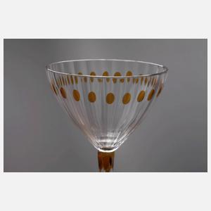 Otto Prutscher seltenes Stängelglas