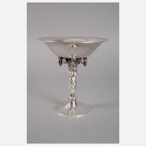Georg Jensen Paar Traubenschalen Silber