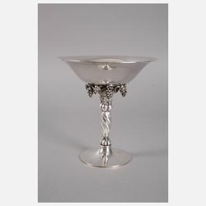 Georg Jensen Paar Traubenschalen Silber