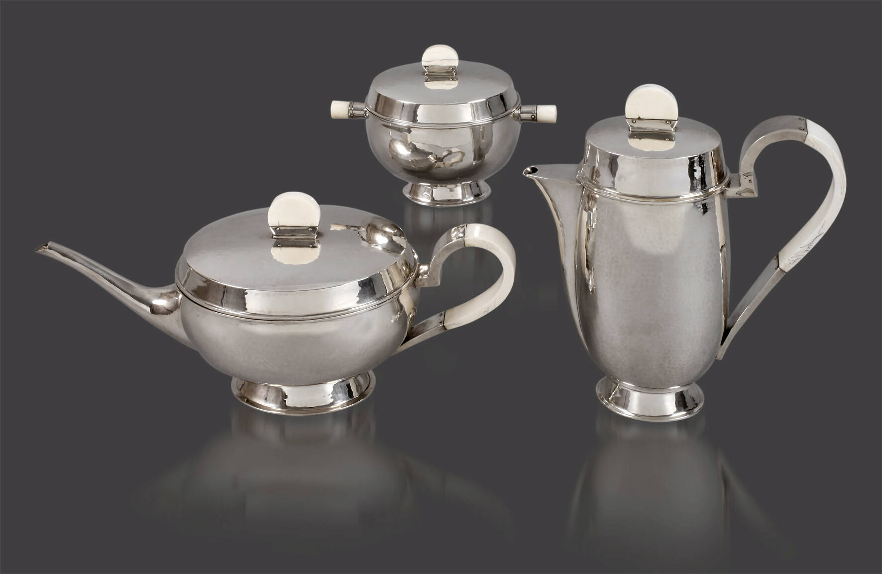 Silber Kaffee-/Teeset Art déco