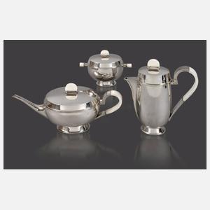 Silber Kaffee-/Teeset Art déco