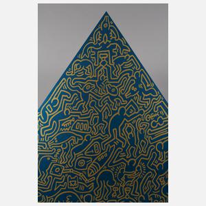 Keith Haring, “Pyramid”