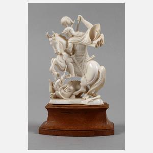 Feine Elfenbeinschnitzerei