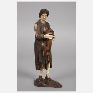 Zwei figürliche Schnitzereien