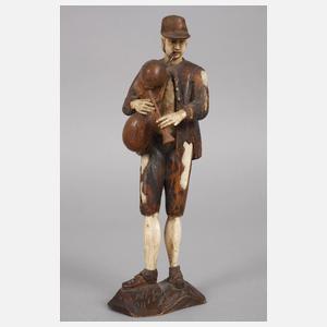 Zwei figürliche Schnitzereien