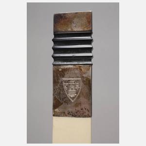 Elfenbeinimitat Brieföffner Blankenburg