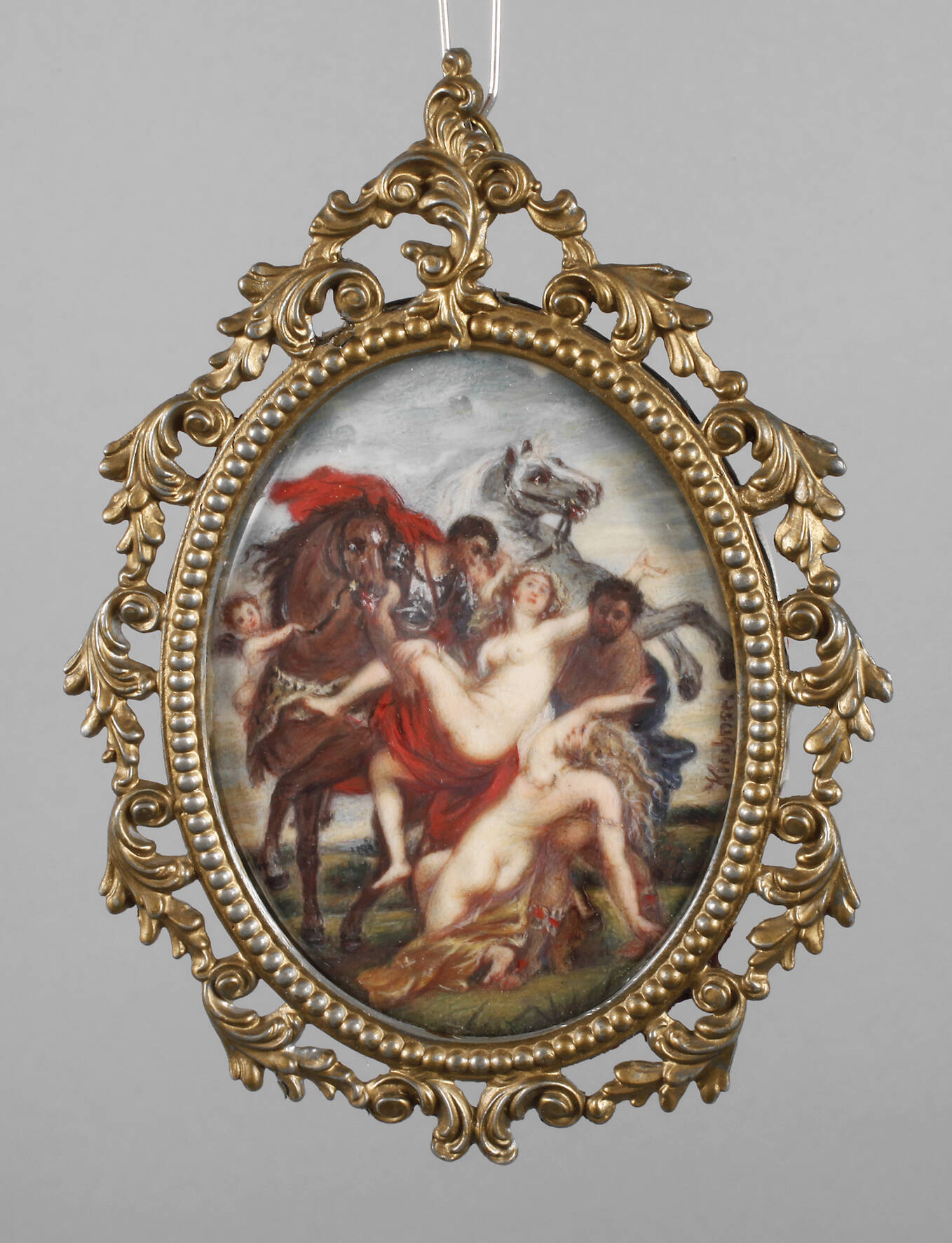 Elfenbeinminiatur nach Rubens