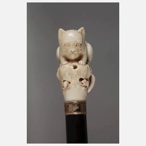 Spazierstock Elfenbein