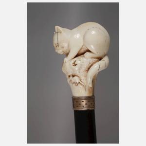 Spazierstock Elfenbein