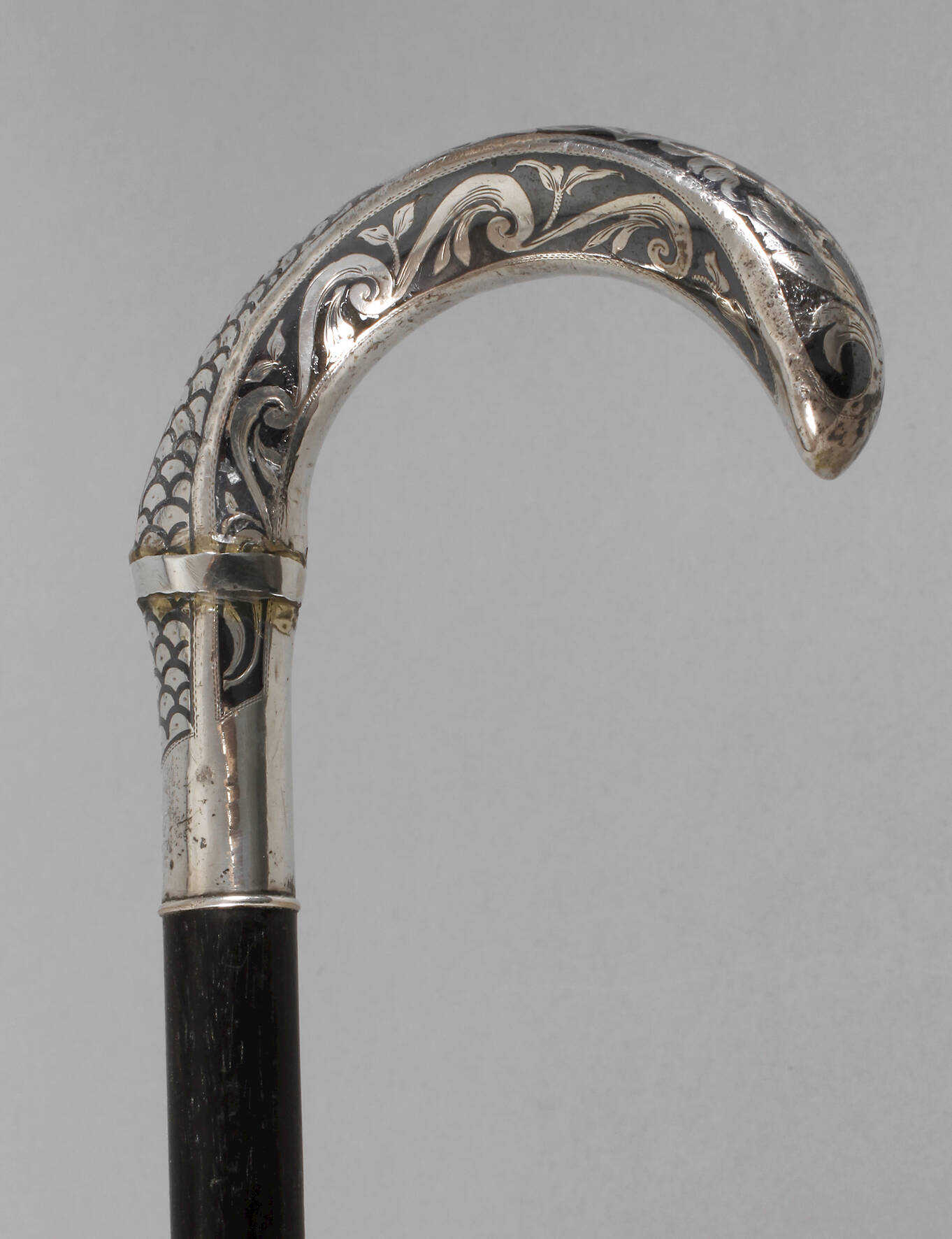 Spazierstock Tulasilber