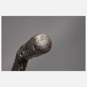 Gerte mit Silbergriff