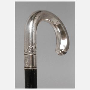 Spazierstock Silber
