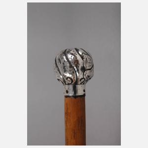 Spazierstock Silber